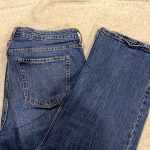 Old navy extra high rise wide leg secret smooth pockets size 14